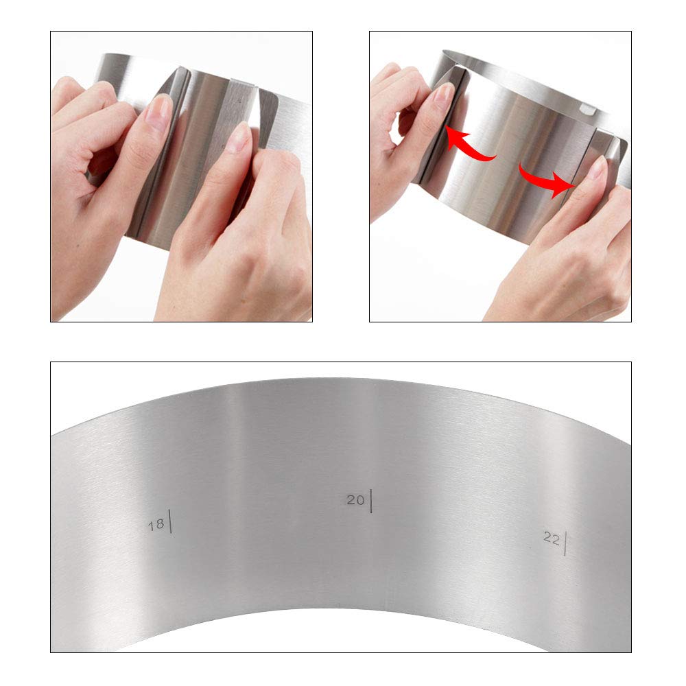 Cake Collars 5.5 x 394inch, Cake Ring, Acetate Rolls, Clear Cake Strips, Transparent Cake Rolls, Mousse Cake Acetate Sheets for Chocolate Mousse Baking, Cake Decorating — Picowe
